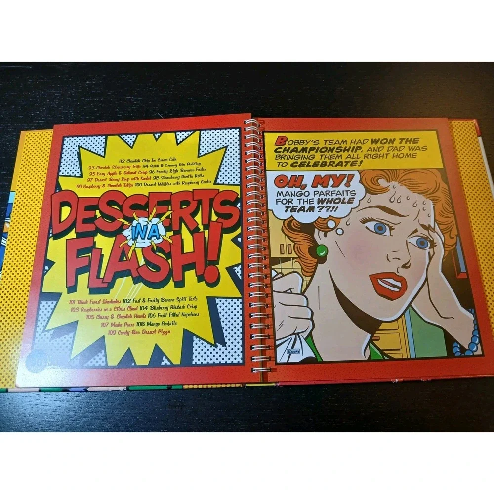 RECIPES TO THE RESCUE - HARDBACK BOOK - 2000 Cooking, Kitchen,‎ Comic Book #B60
